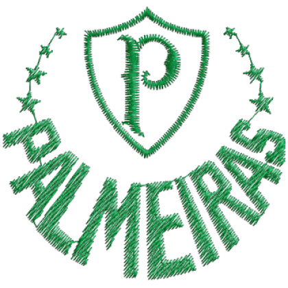 Matriz de Bordado Para Máscara de Proteção Palmeiras